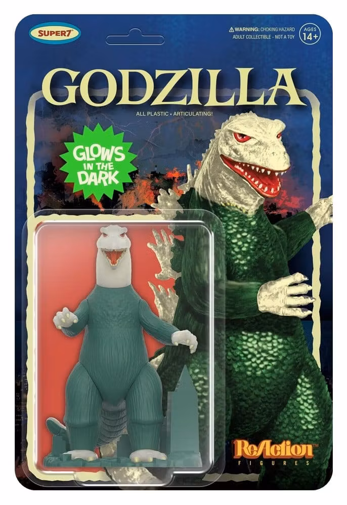 Godzilla Toho ReAction Action Figure Godzilla Model Kit (Glow in the dark) 10 cm