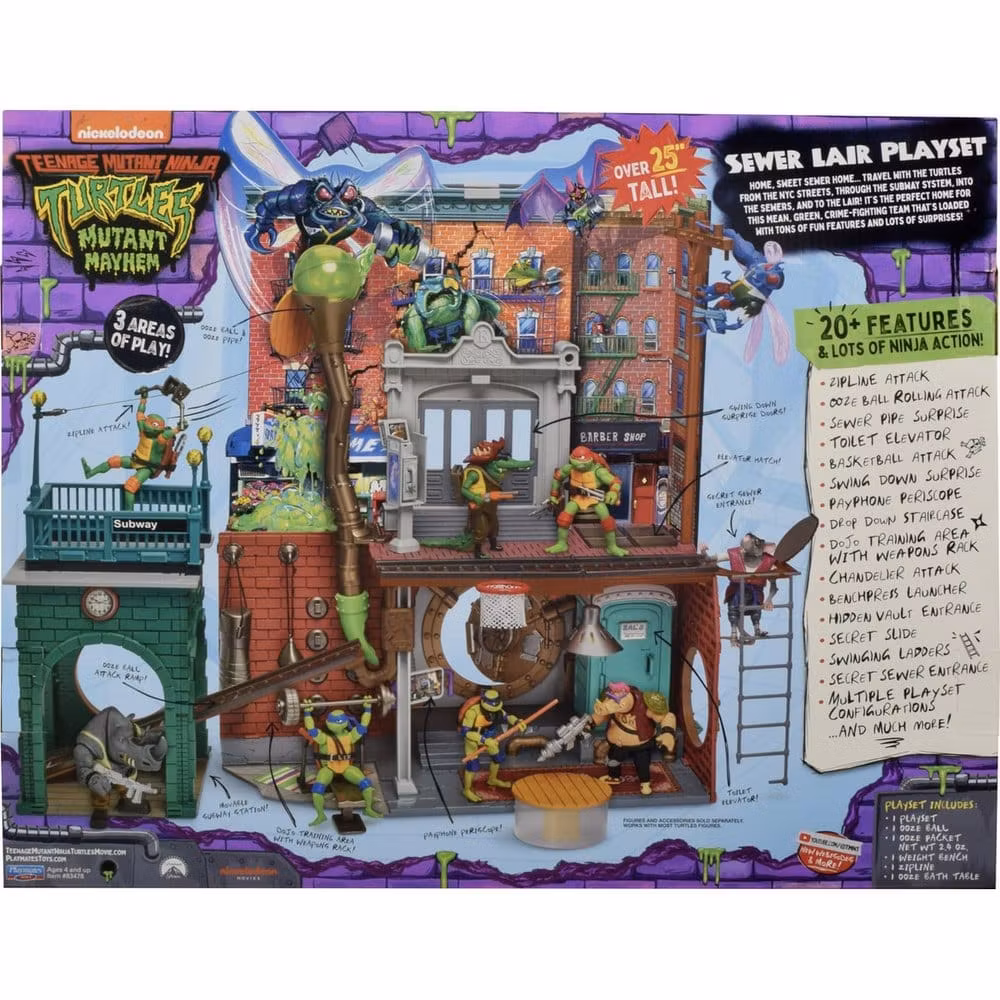 Teenage Mutant Ninja Turtles: Mutant Mayhem Playset Sewer Lair