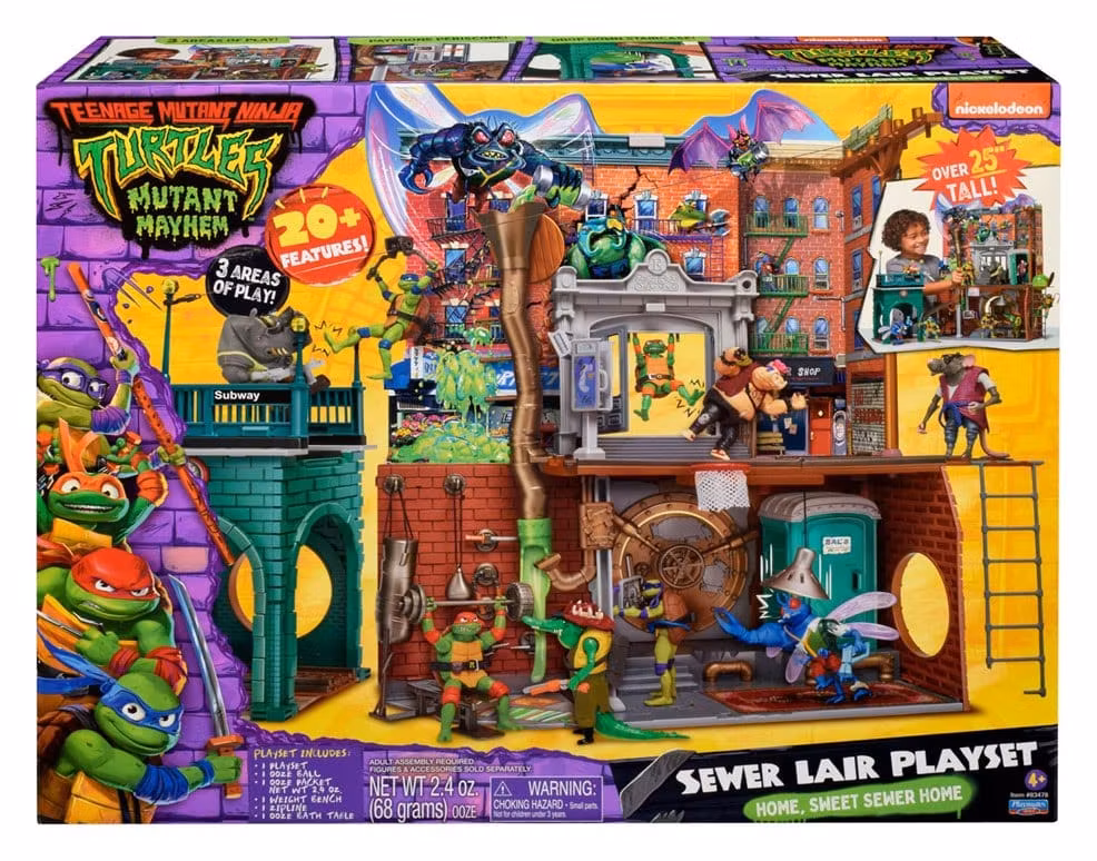 Teenage Mutant Ninja Turtles: Mutant Mayhem Playset Sewer Lair