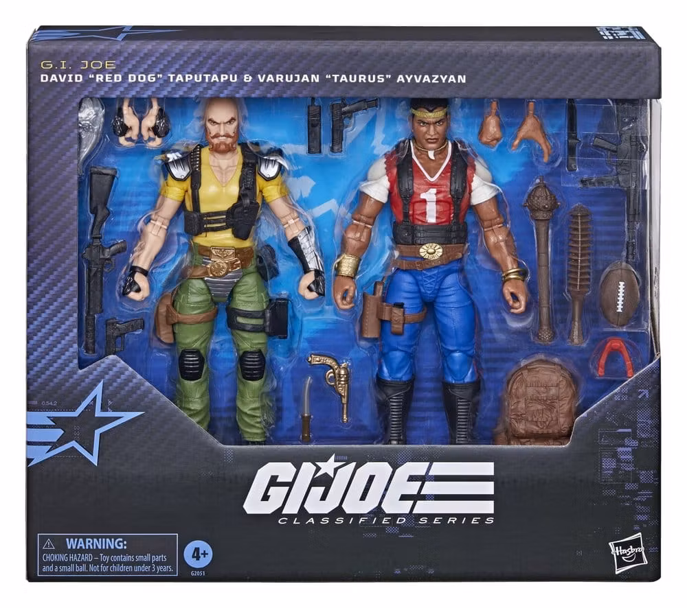 G.I. Joe Classified Series Action Figure 2-Pack #193 David "Red Dog" Taputapu & Varujan "Taurus" Ayvazyan 15 cm