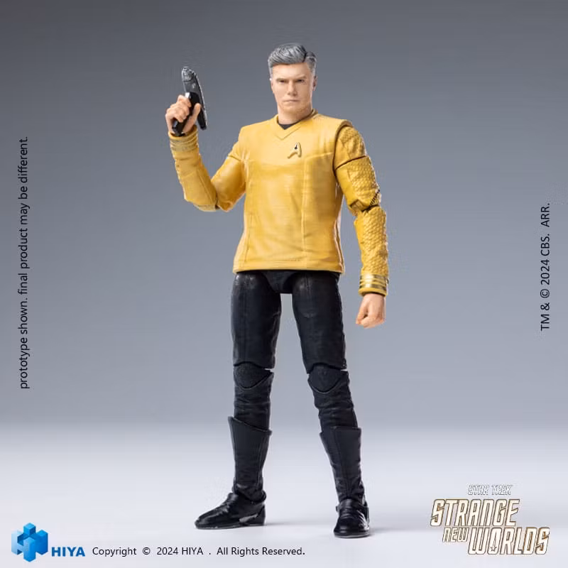 Star Trek Strange New Worlds Exquisite Mini Series Actionfigur 1/18 Pike