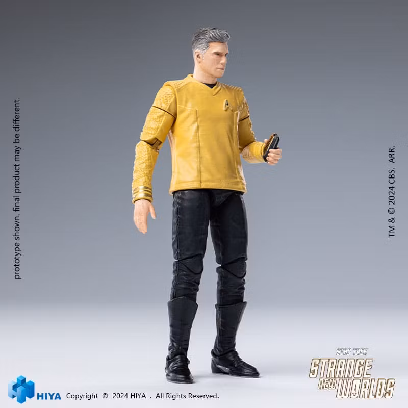 Star Trek Strange New Worlds Exquisite Mini Series Actionfigur 1/18 Pike