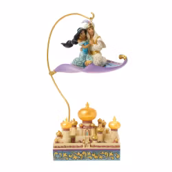 Aladdin & Jasmine Flying over Agrabah. Magic in the Moonlihgt. (med lys)
