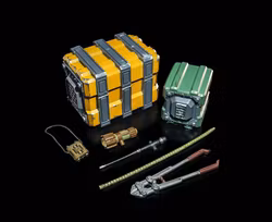 Cosmic Legions: OxKrewe Book Two Harrow Zone Action Figure Accessory Wasteland Survival Set