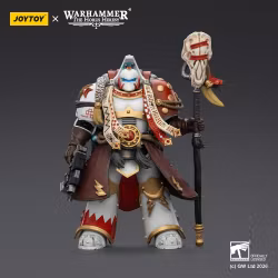 Warhammer 40,000 Action Figure White Scars Stormseer Consulwith Force Staff and Bolt Pistol 12 cm