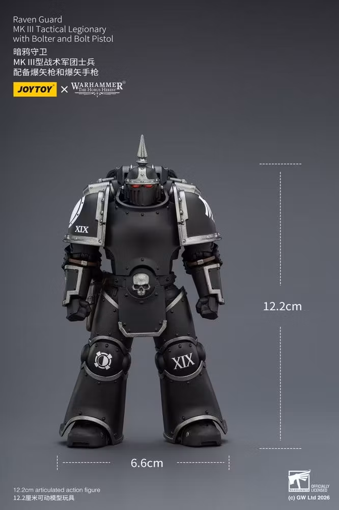 Warhammer 40,000 Action Figure Raven Guard MK III Tactical Legionary 12 cm