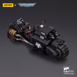 Warhammer 40,000 Raider-pattern Combat Bike Raven Guard with twin-linked bolt rifles 22 cm