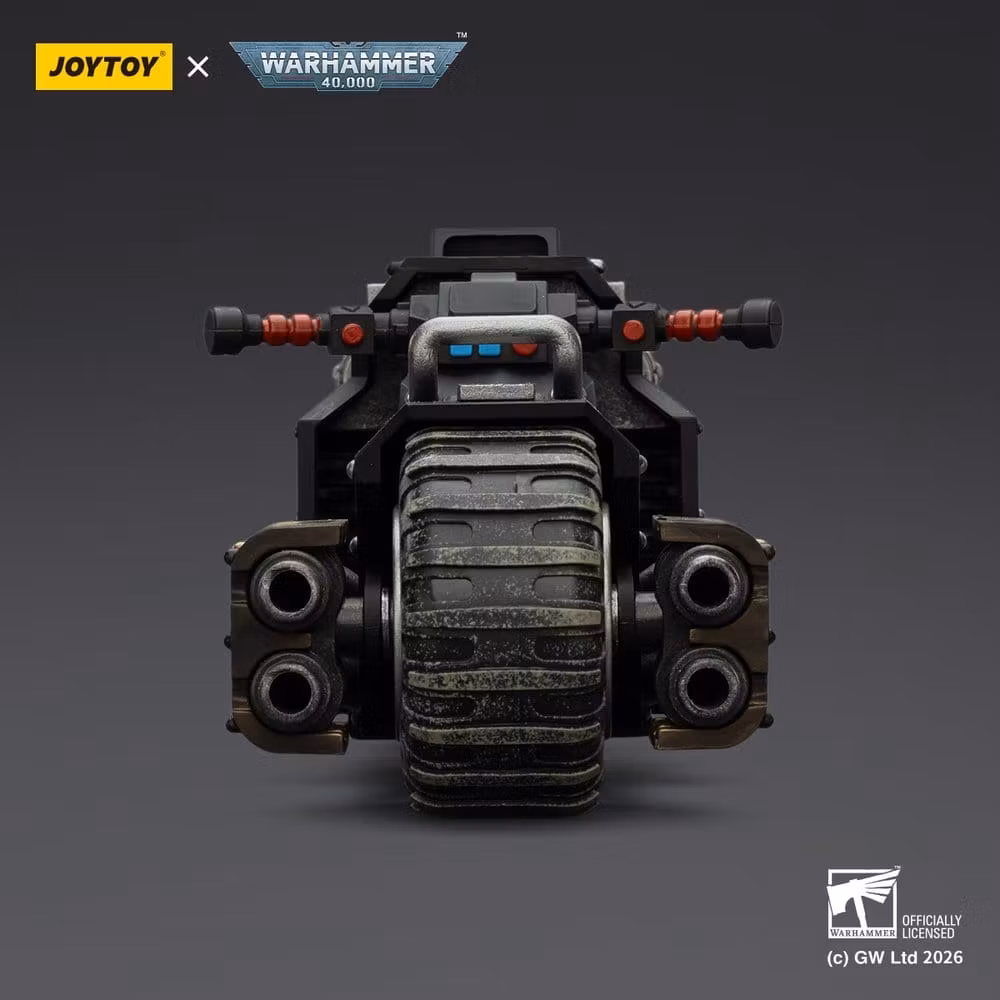 Warhammer 40,000 Raider-pattern Combat Bike Raven Guard with twin-linked bolt rifles 22 cm