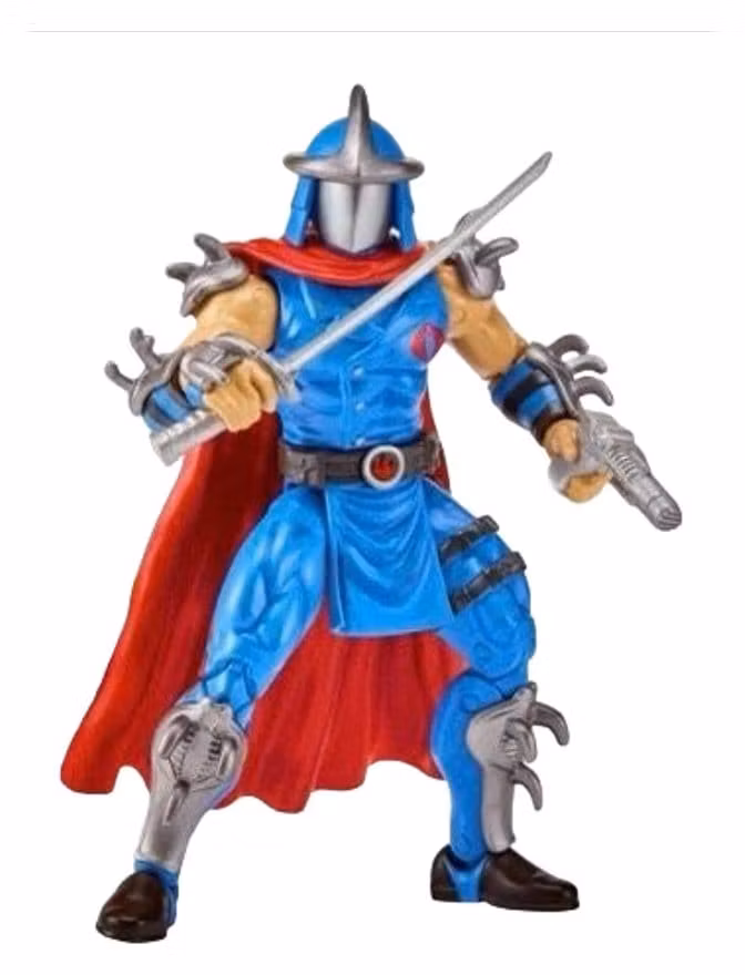 Teenage Mutant Ninja Turtles x G.I. Joe Crossover Classics Action Figure Shredder x Cobra Commander 12 cm