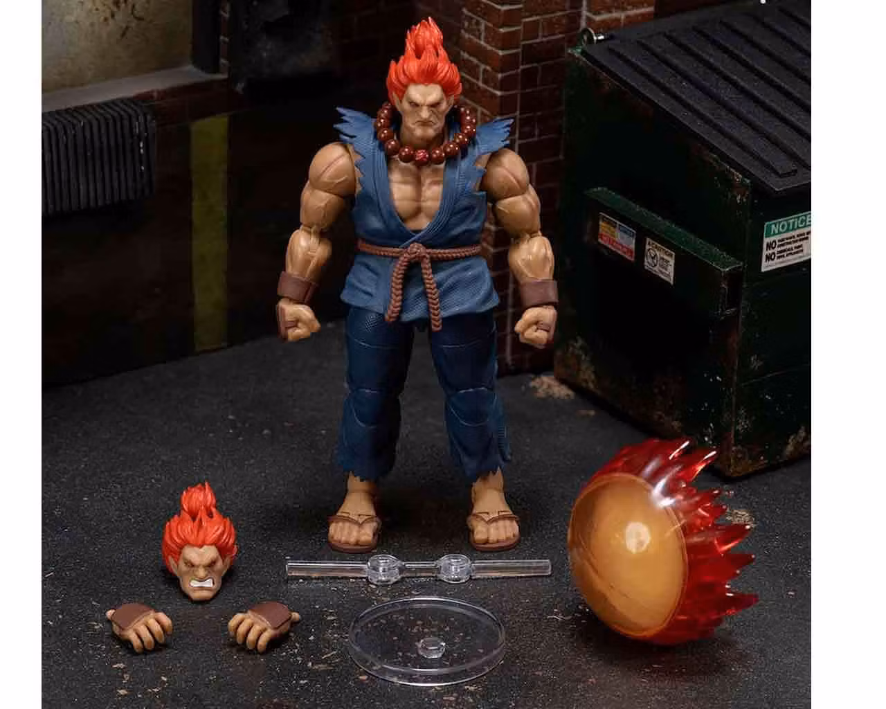 Ultra Street Fighter II: The Final Challengers Action Figure 1/12 Akuma 15 cm