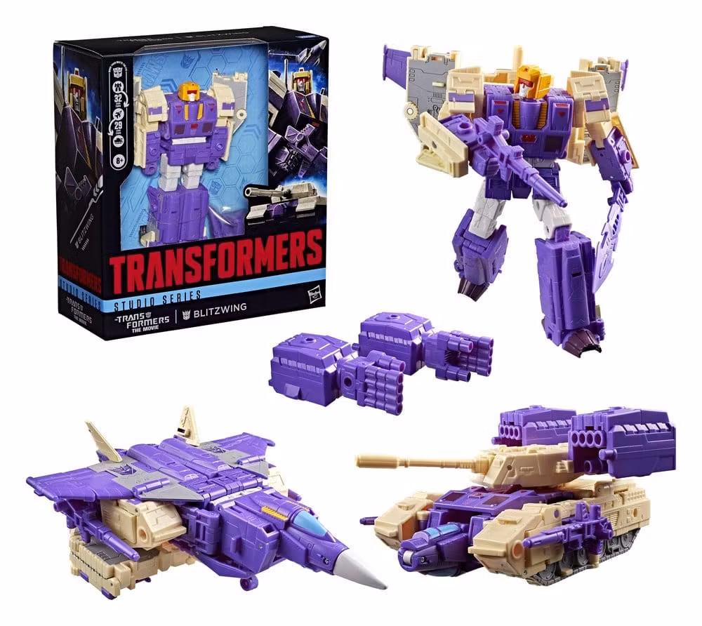 The Transformers: The Movie Studio Series Leader Class Action Figure Blitzwing 18 cm