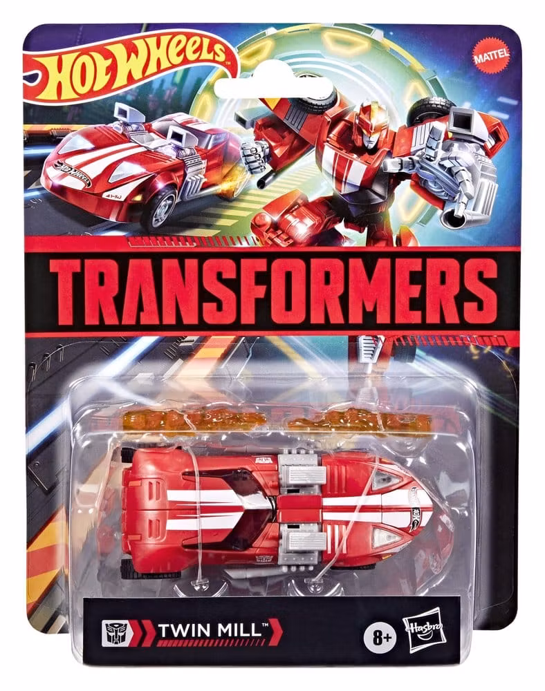 Transformers Collaborative Hot Wheels x Transformers Deluxe Class Action Figure Twin Mill 13 cm