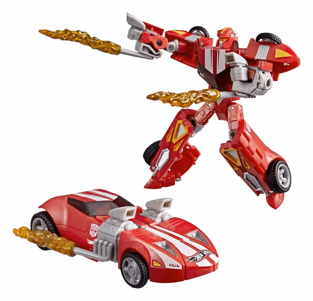 Transformers Collaborative Hot Wheels x Transformers Deluxe Class Action Figure Twin Mill 13 cm