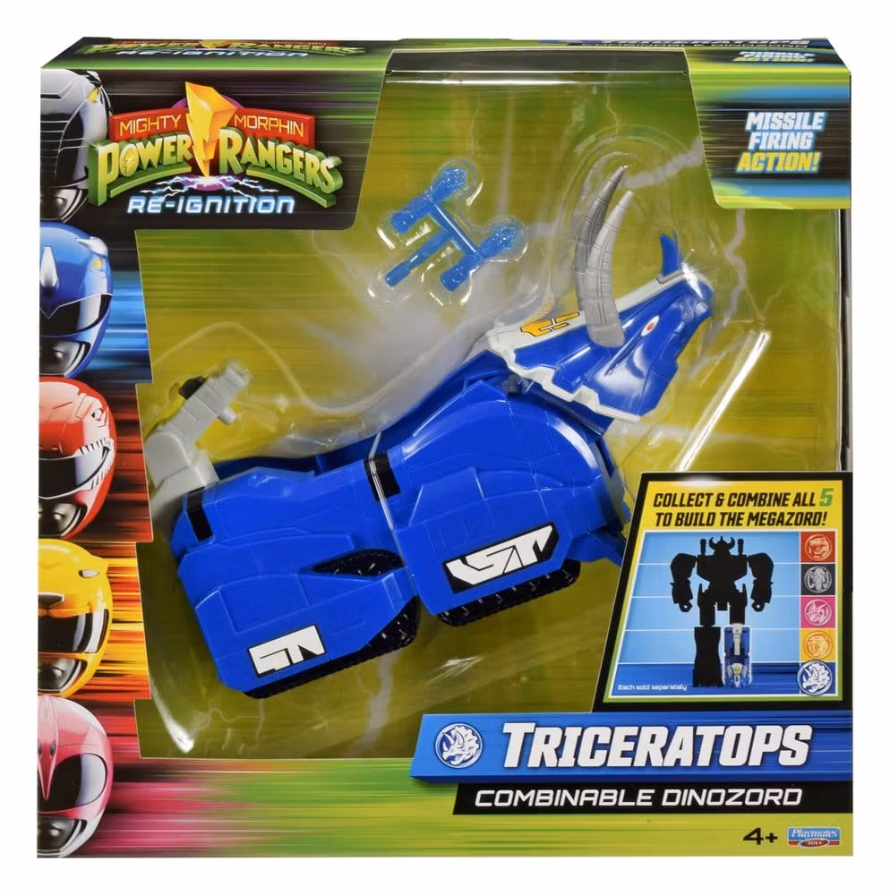 Mighty Morphin Power Rangers Combinable Dinozord Action Figure Triceratops 20 cm
