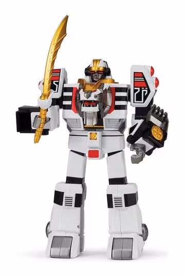 Mighty Morphin Power Rangers White Tigerzord Action Figure 25 cm