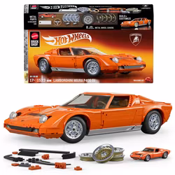 Mattel Brick Shop Hot Wheels Premium 1971 Lamborghini Miura P400 SV
