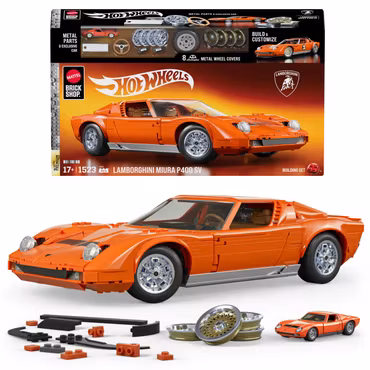 Mattel Brick Shop Hot Wheels Premium 1971 Lamborghini Miura P400 SV