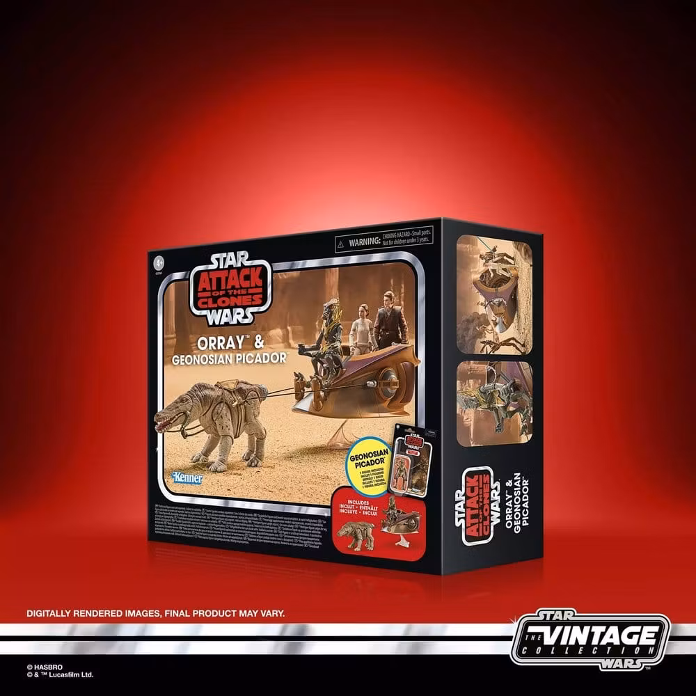 Star Wars Episode II Vintage Collection Action Figure 2-Pack Orray & Geonosian Picador 10 cm