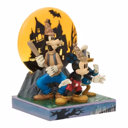 Look Out Ghosts! Mickey, Donald, Goofy, m/lys