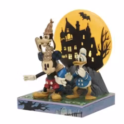 Look Out Ghosts! Mickey, Donald, Goofy, m/lys