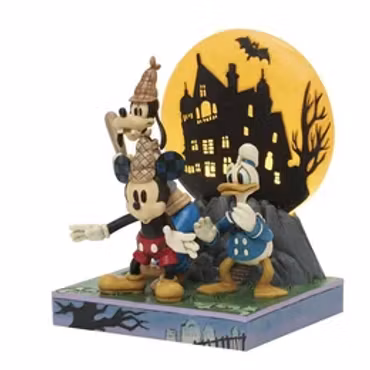Look Out Ghosts! Mickey, Donald, Goofy, m/lys