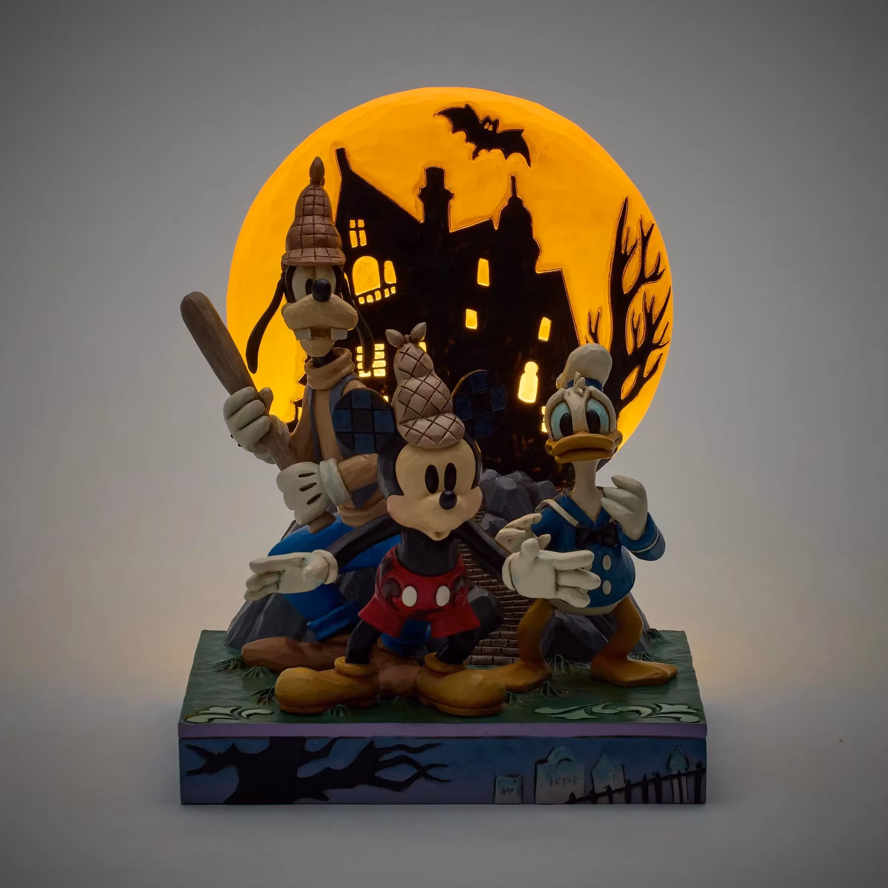 Look Out Ghosts! Mickey, Donald, Goofy, m/lys
