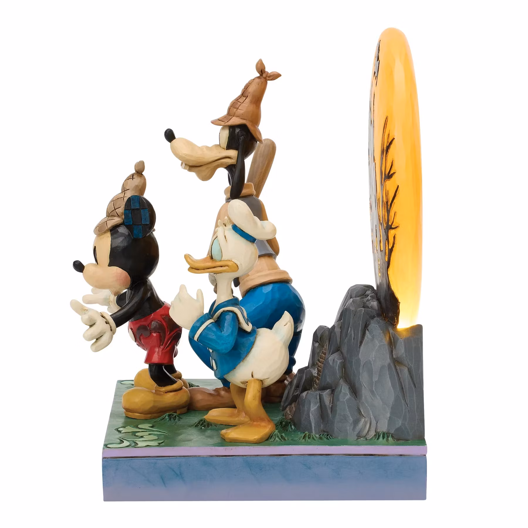 Look Out Ghosts! Mickey, Donald, Goofy, m/lys