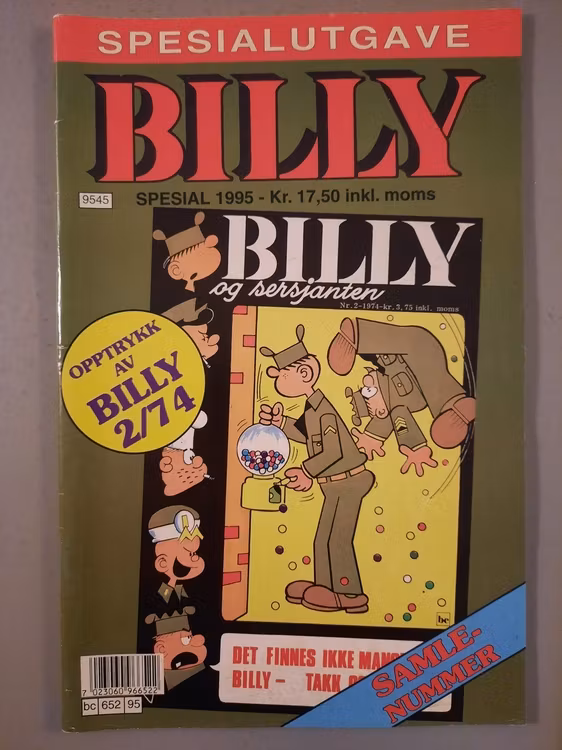 Billy spesial 1995 - Opptrykk av Billy 2/1974
