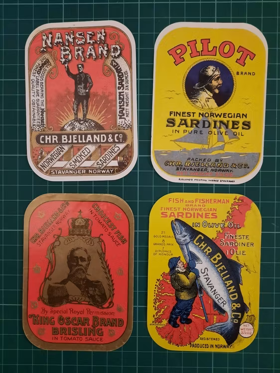 4 Iddisser fra Chr. Bjelland & Co Stavanger