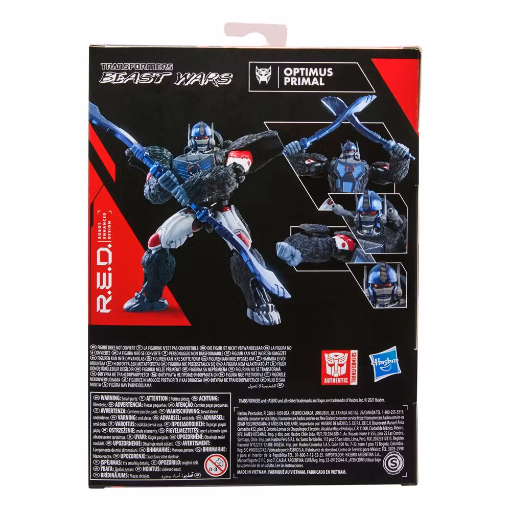 Transformers R.E.D. serie, Beast Wars : Optimus Primal