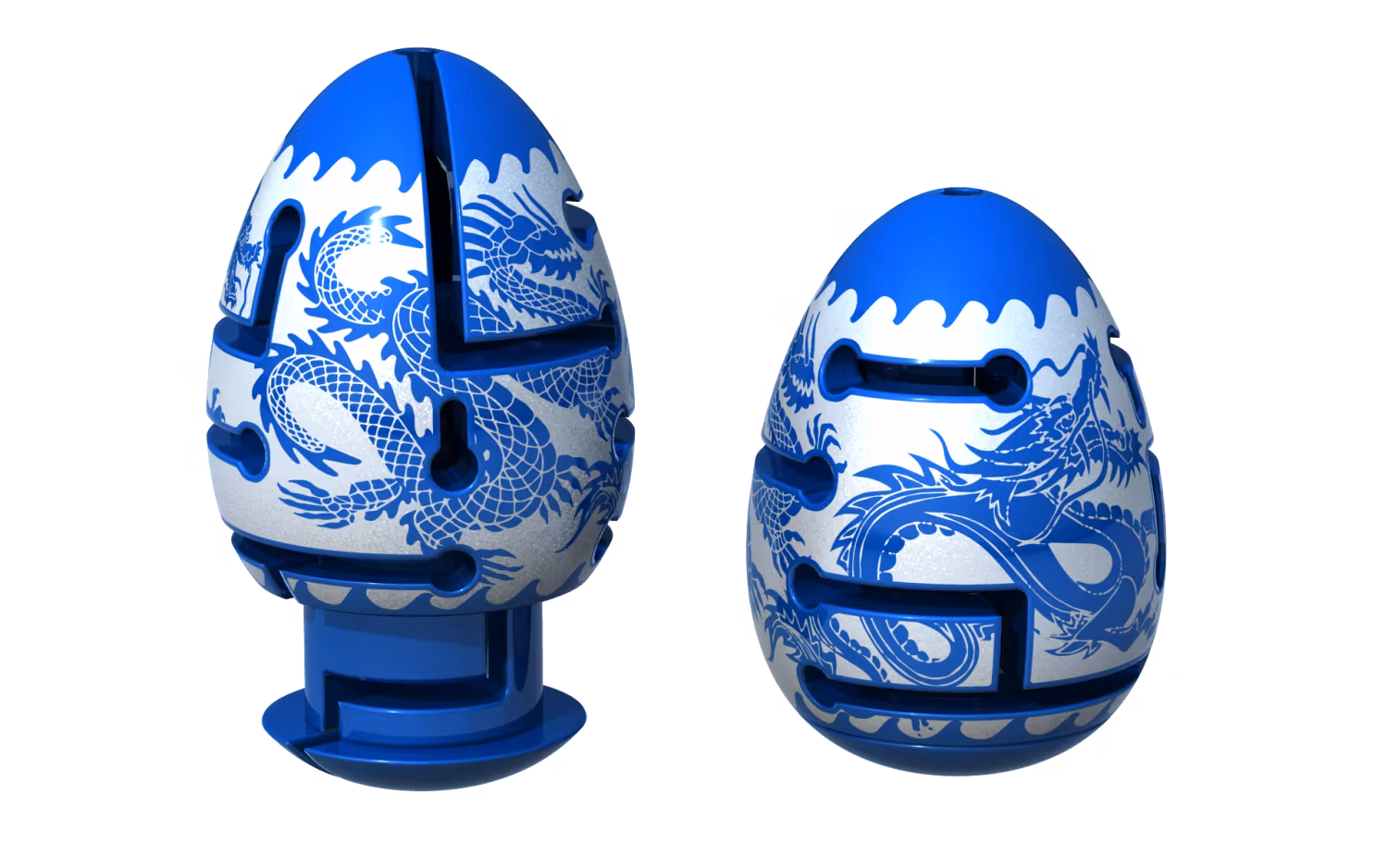 Smart Egg - Blue Dragon , 2-lag - vanskelighetsgrad 1 av 3