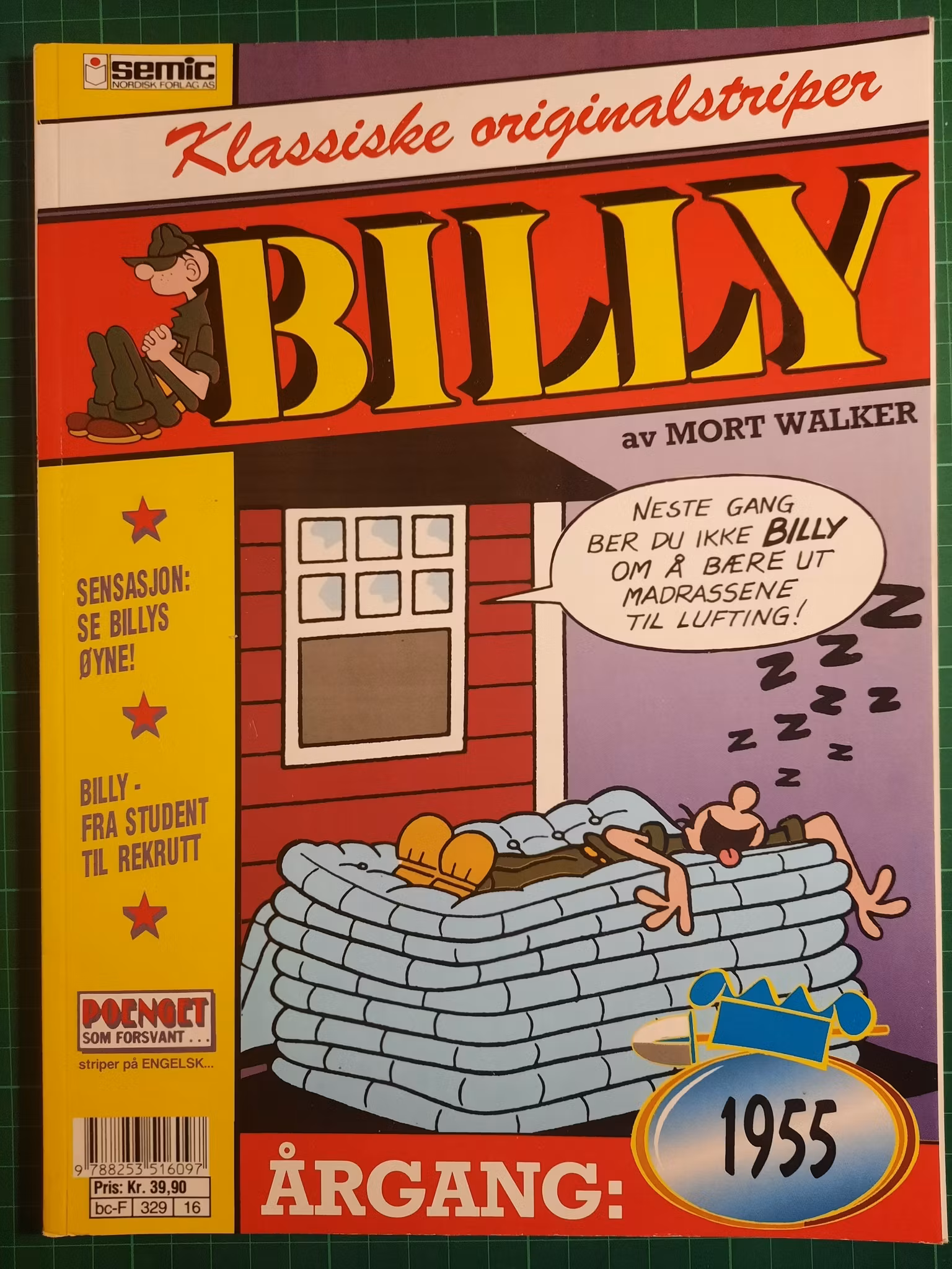 Billy : Klassiske originalstriper 1955
