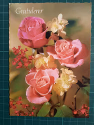 Gratulerer - Blomster