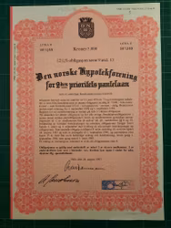 Obligasjon Den Norske hypotekforening 1983 5.000,-