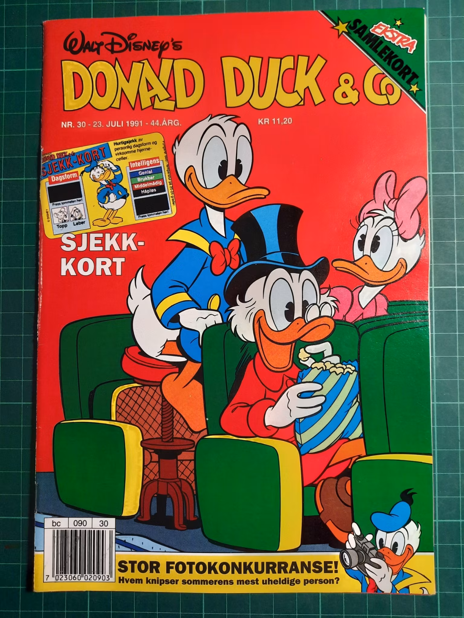 Donald Duck & Co 1991 - 30 m/samlerkort