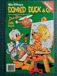 Donald Duck & Co 1991 - 32 m/samlerkort og timeplan