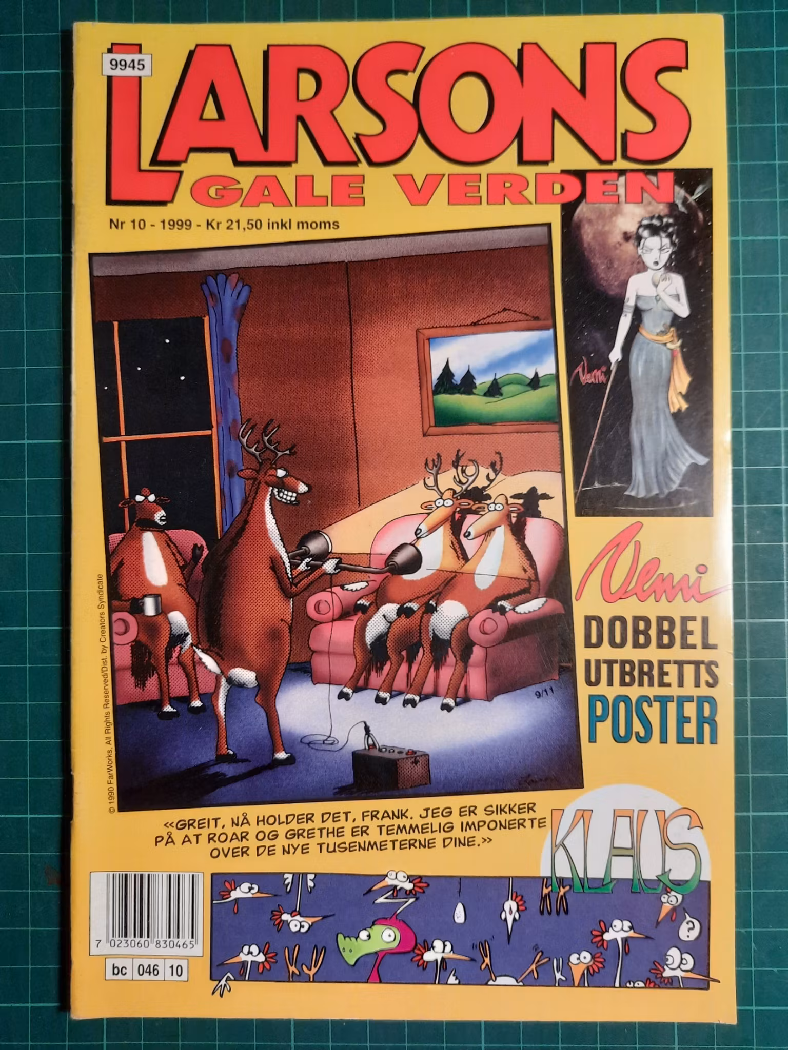 Larsons gale verden 1999 - 10 m/poster