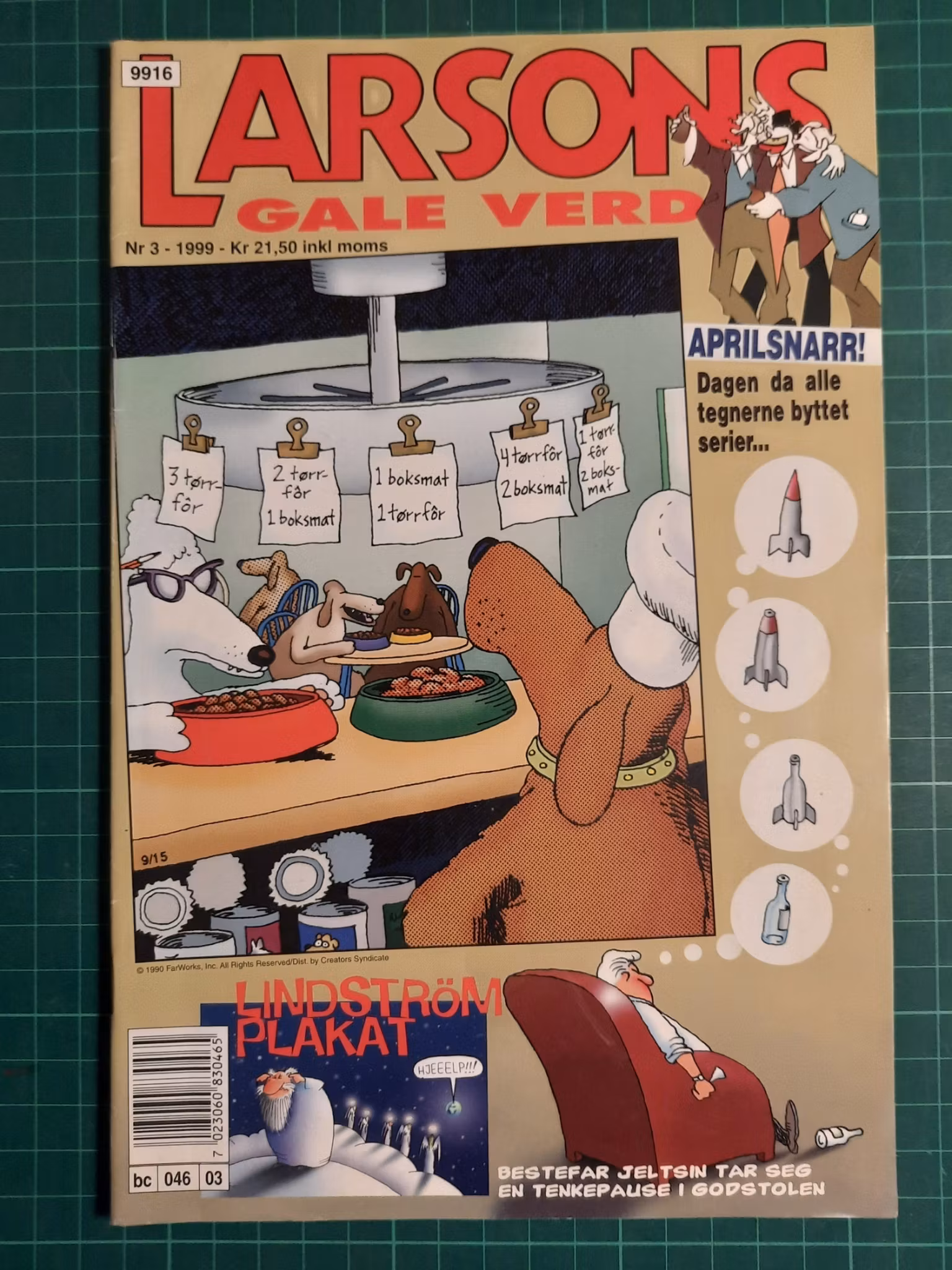 Larsons gale verden 1999 - 03 m/poster