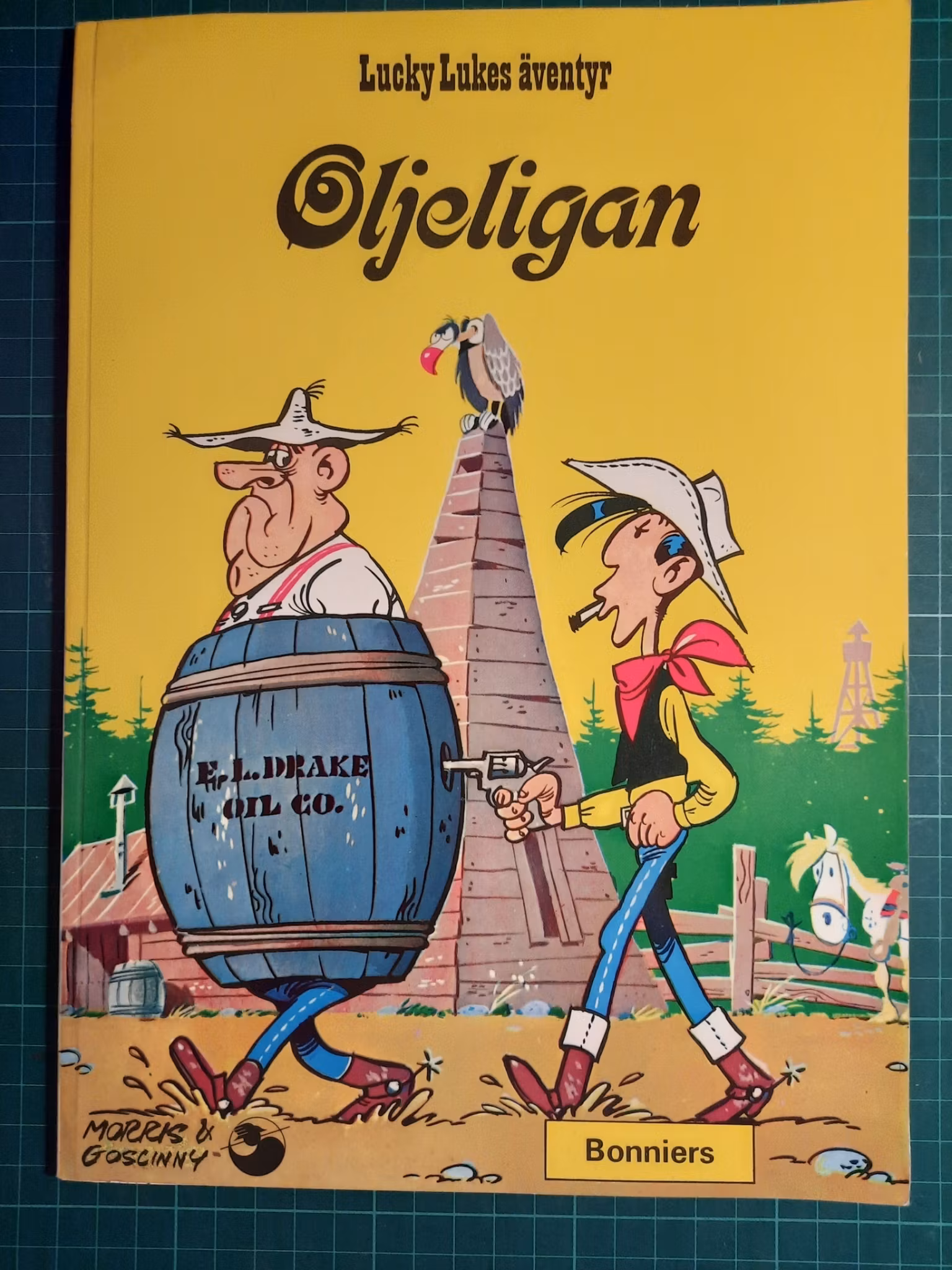 Lucky Luke 21 Oljeligan (Svensk utgave)