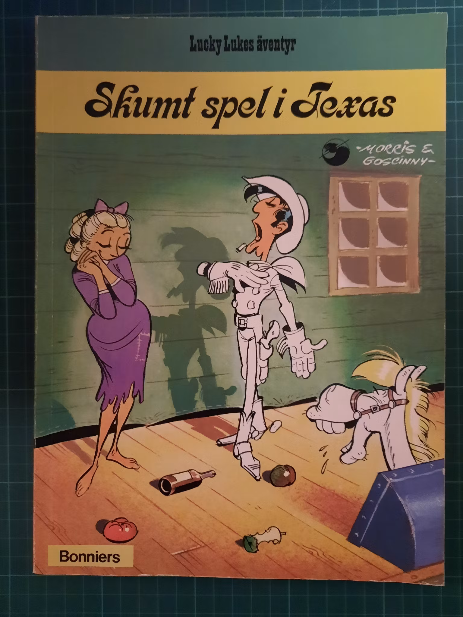Lucky Luke 24 Skumt spel i Texas (Svensk utgave)