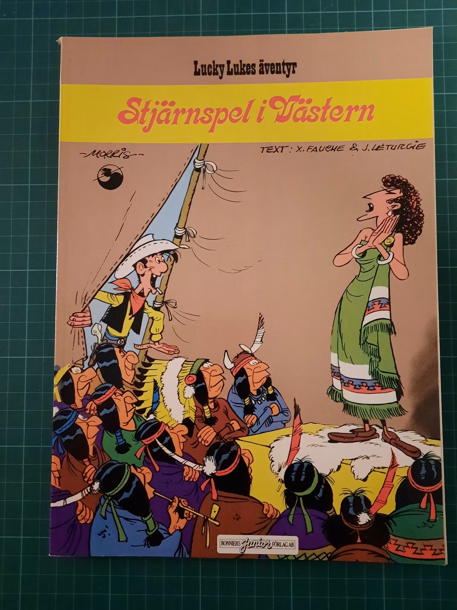 Lucky Luke 46 Stjärnspel i Västern (Svensk utgave)