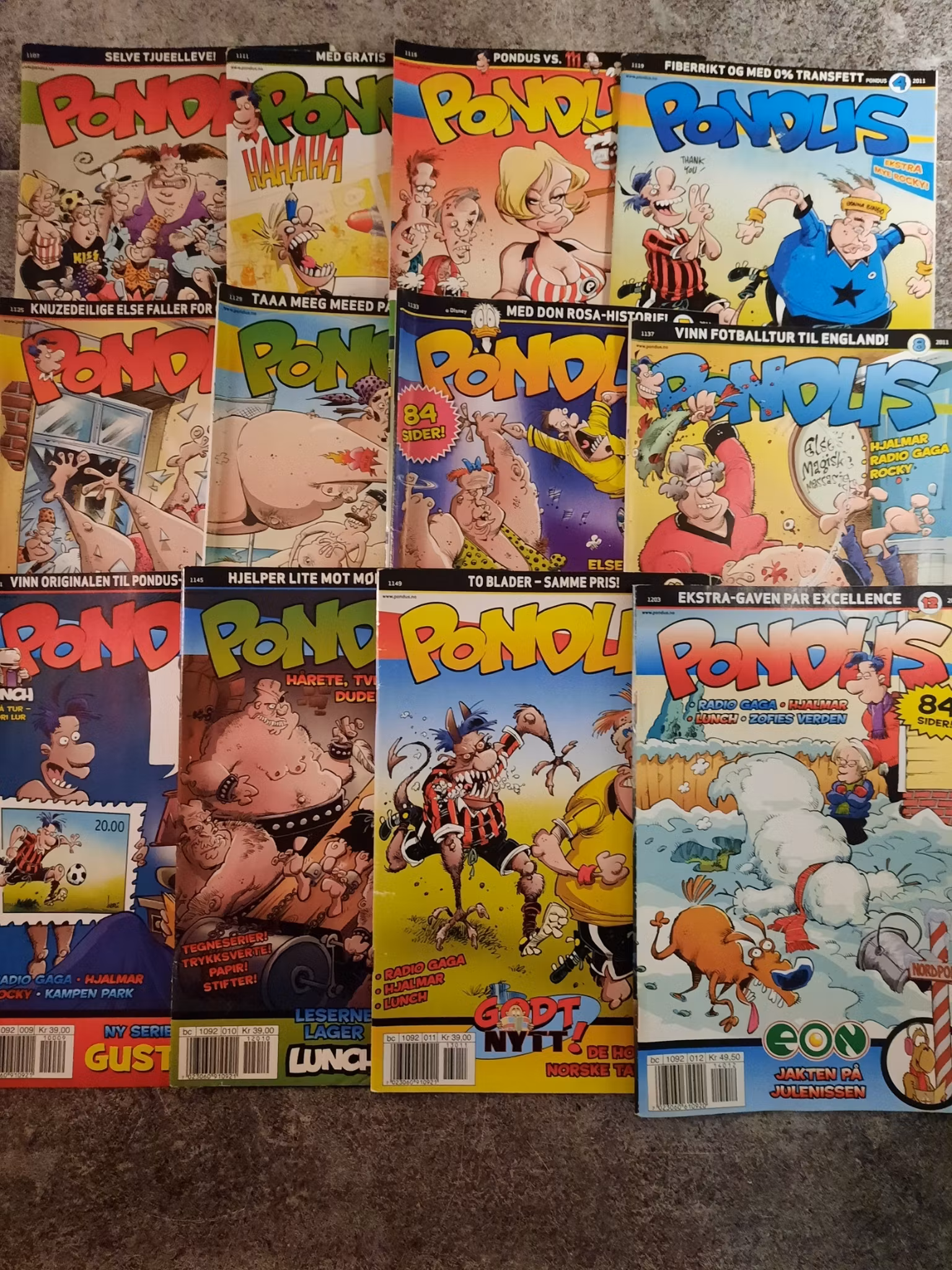 Pondus  2011 årgang komplett (lesepakke)