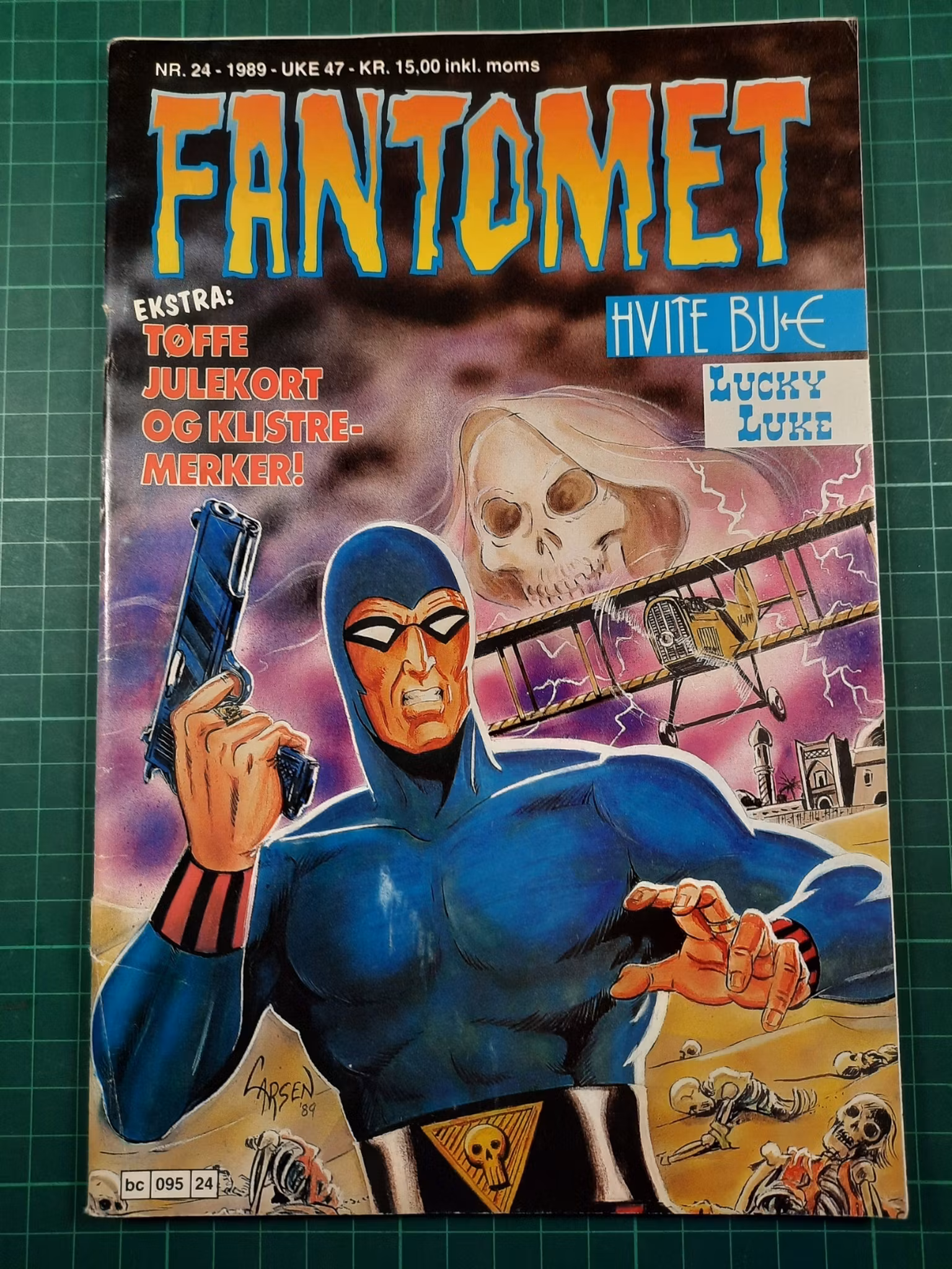 Fantomet 1989 - 24 m/julekort