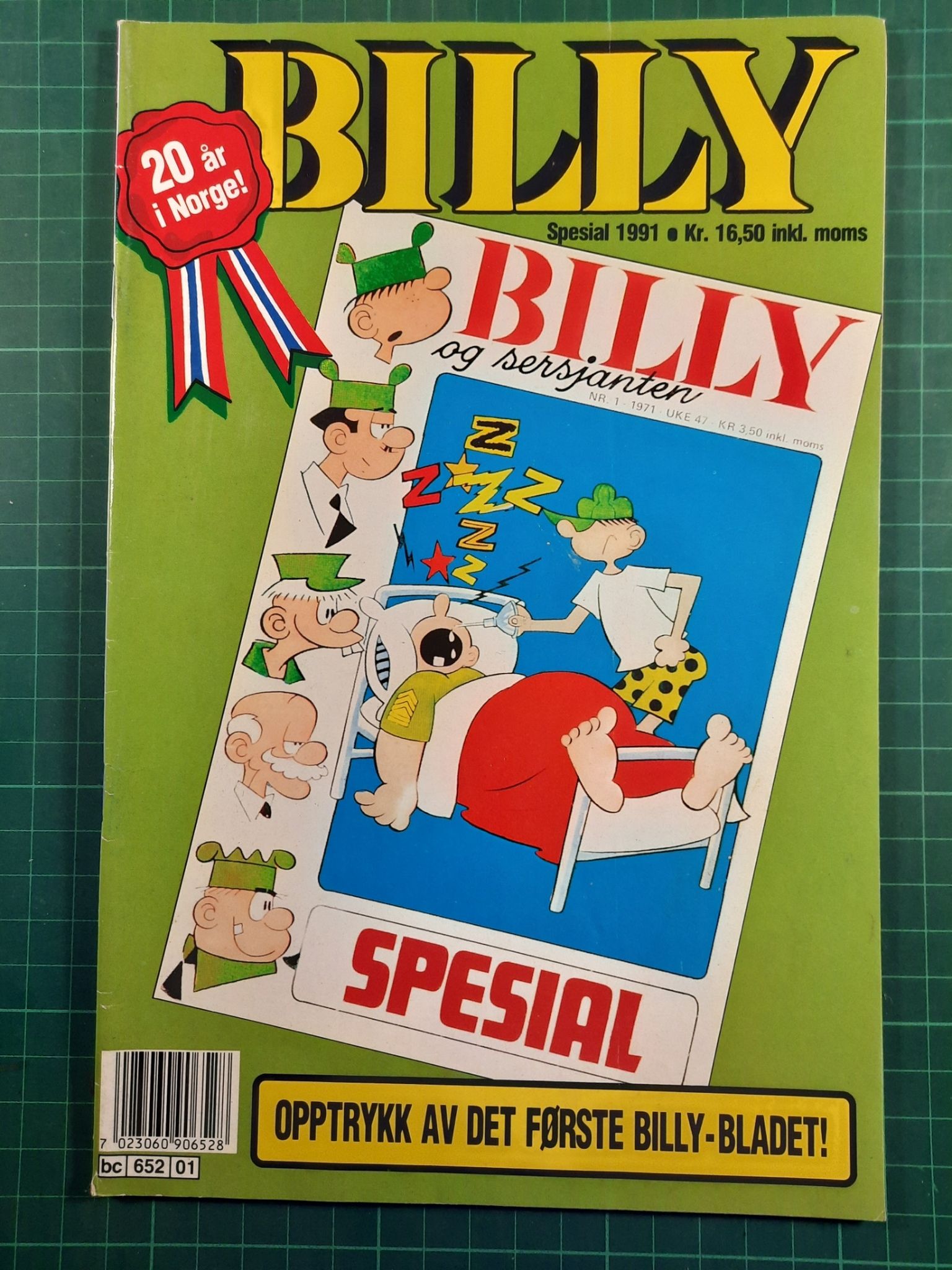 Billy spesial 1991 - Opptrykk av Billy 1/1971