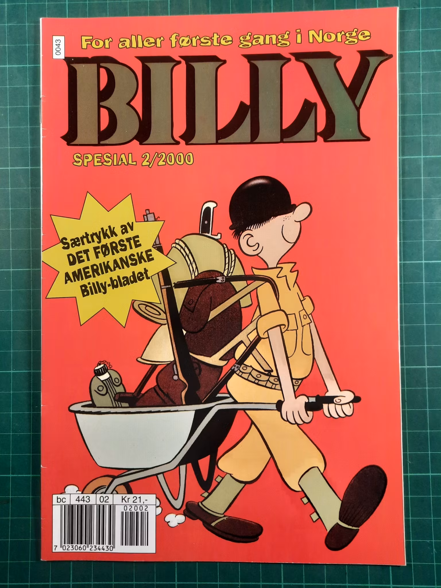 Billy spesial 2002 - 02 : Særtrykk første Amerikanske Billy bladet