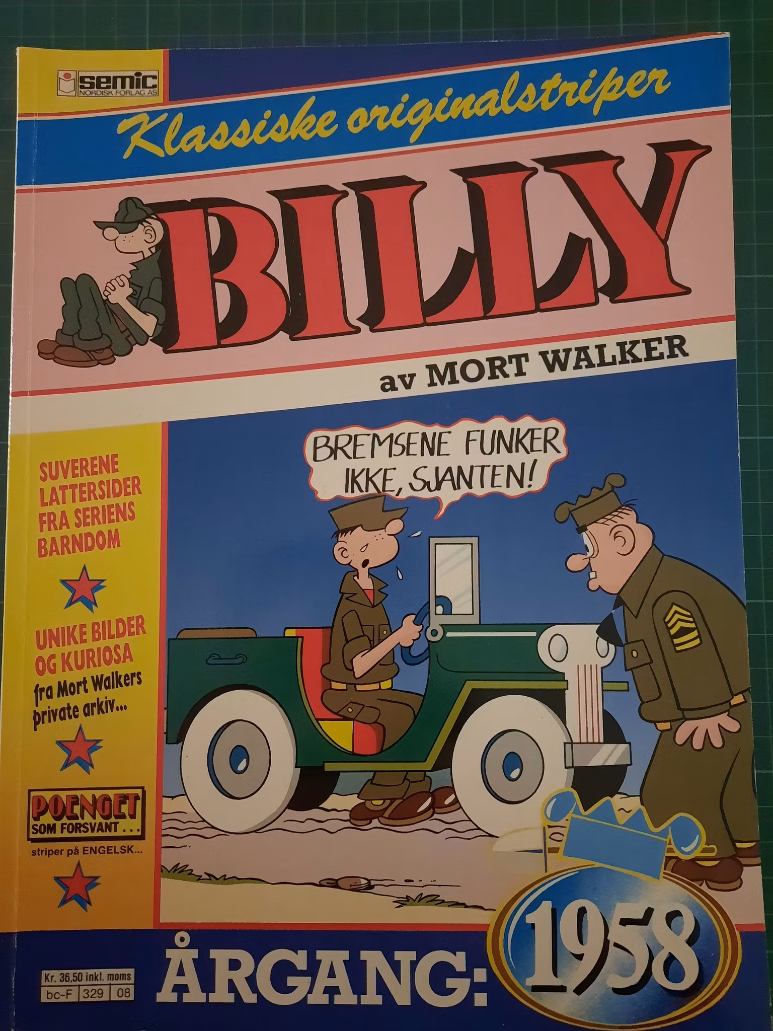 Billy : Klassiske originalstriper 1958