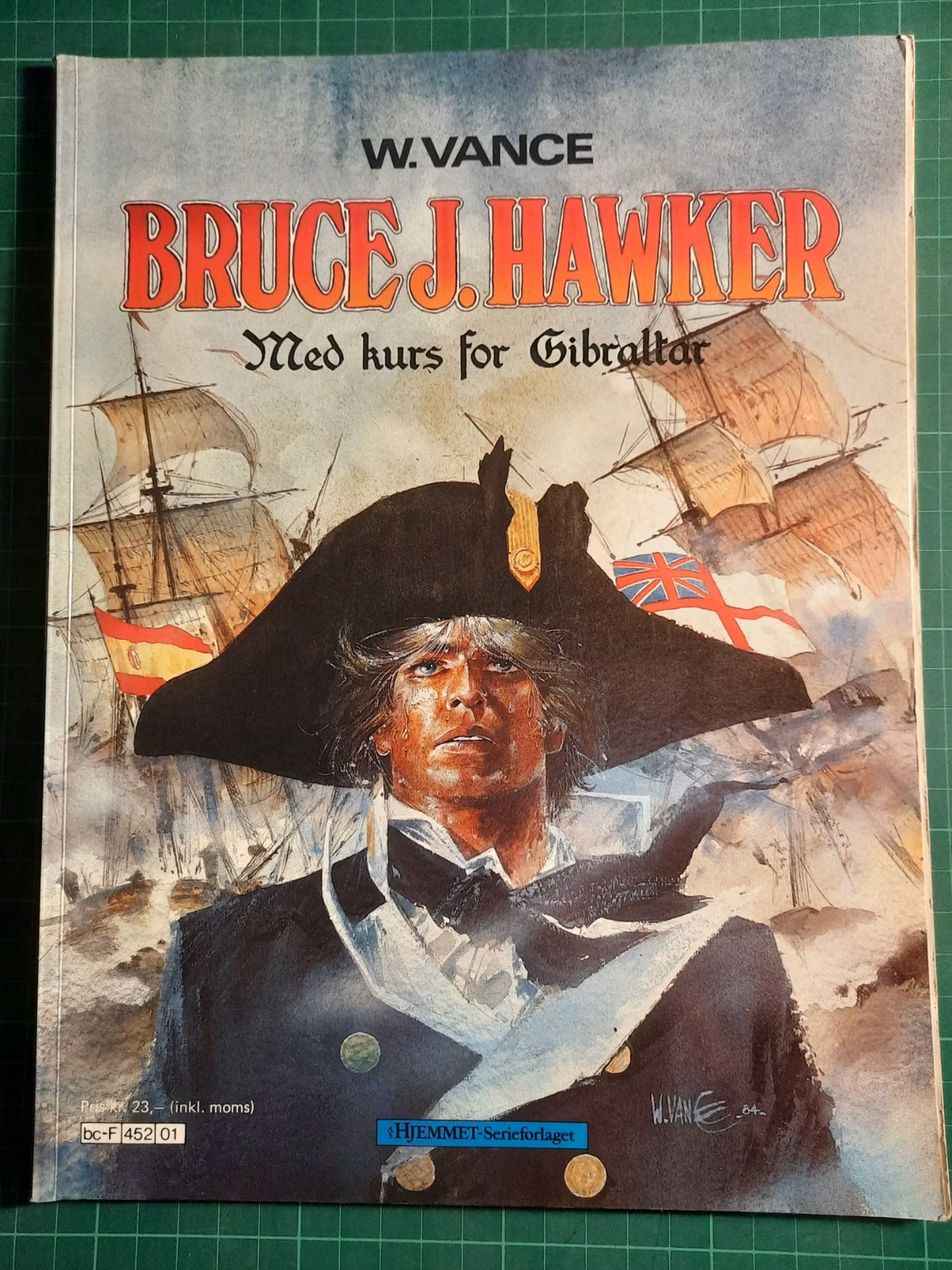Bruce J. Hawker : Med kurs for Gibraltar