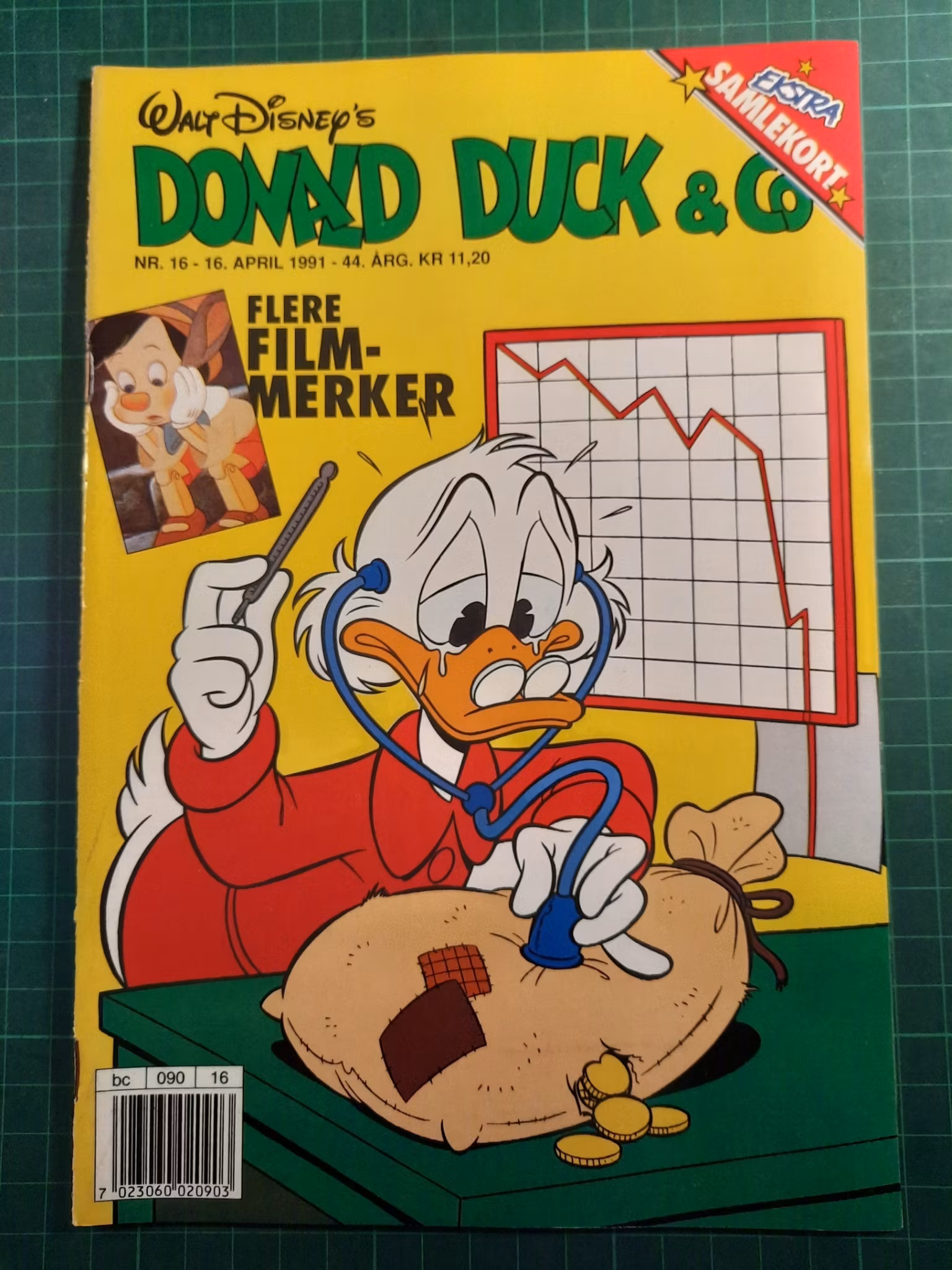 Donald Duck & Co 1991 - 16 m/samlerkort