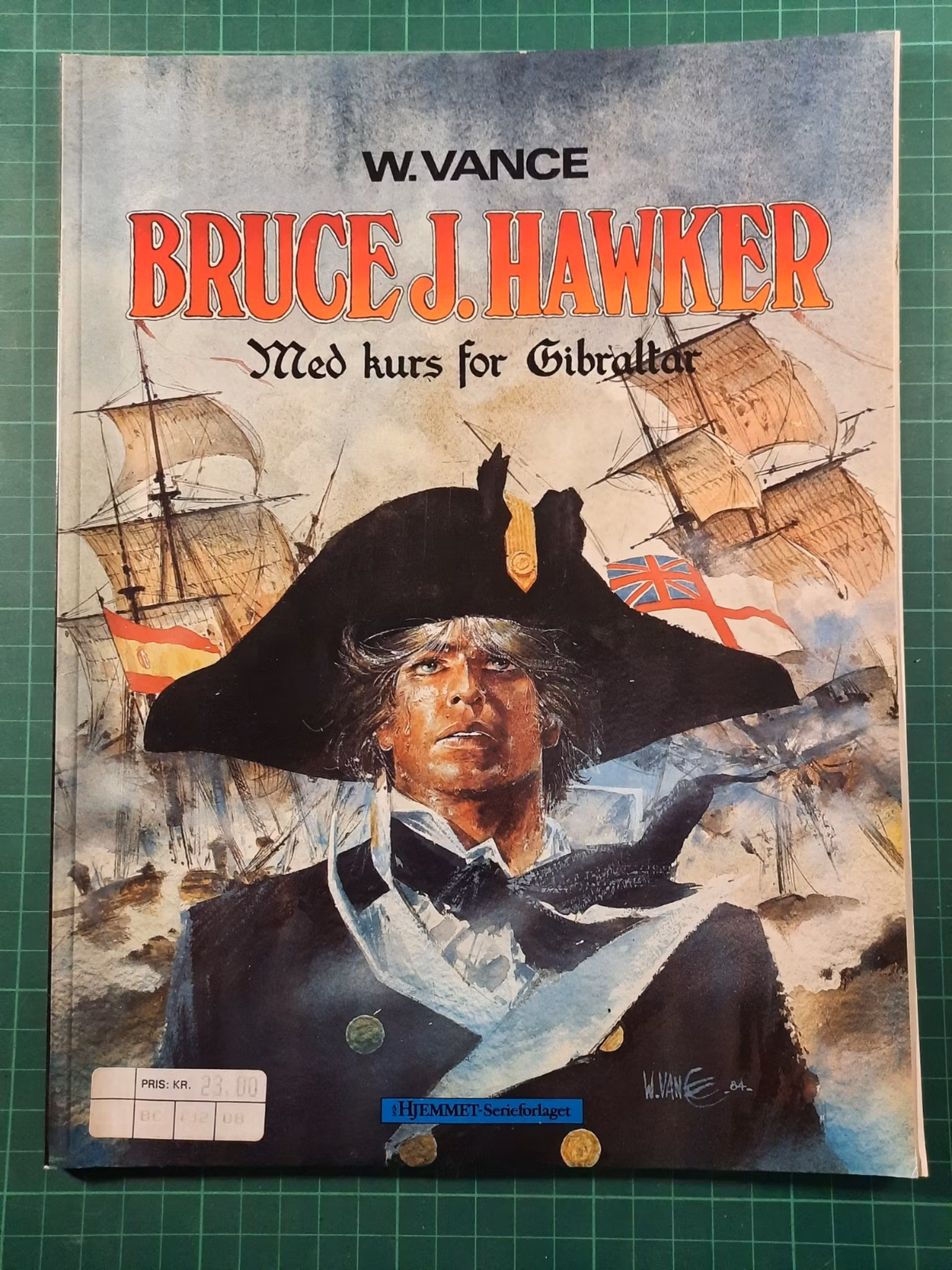 Bruce J. Hawker : Med kurs for Gibraltar