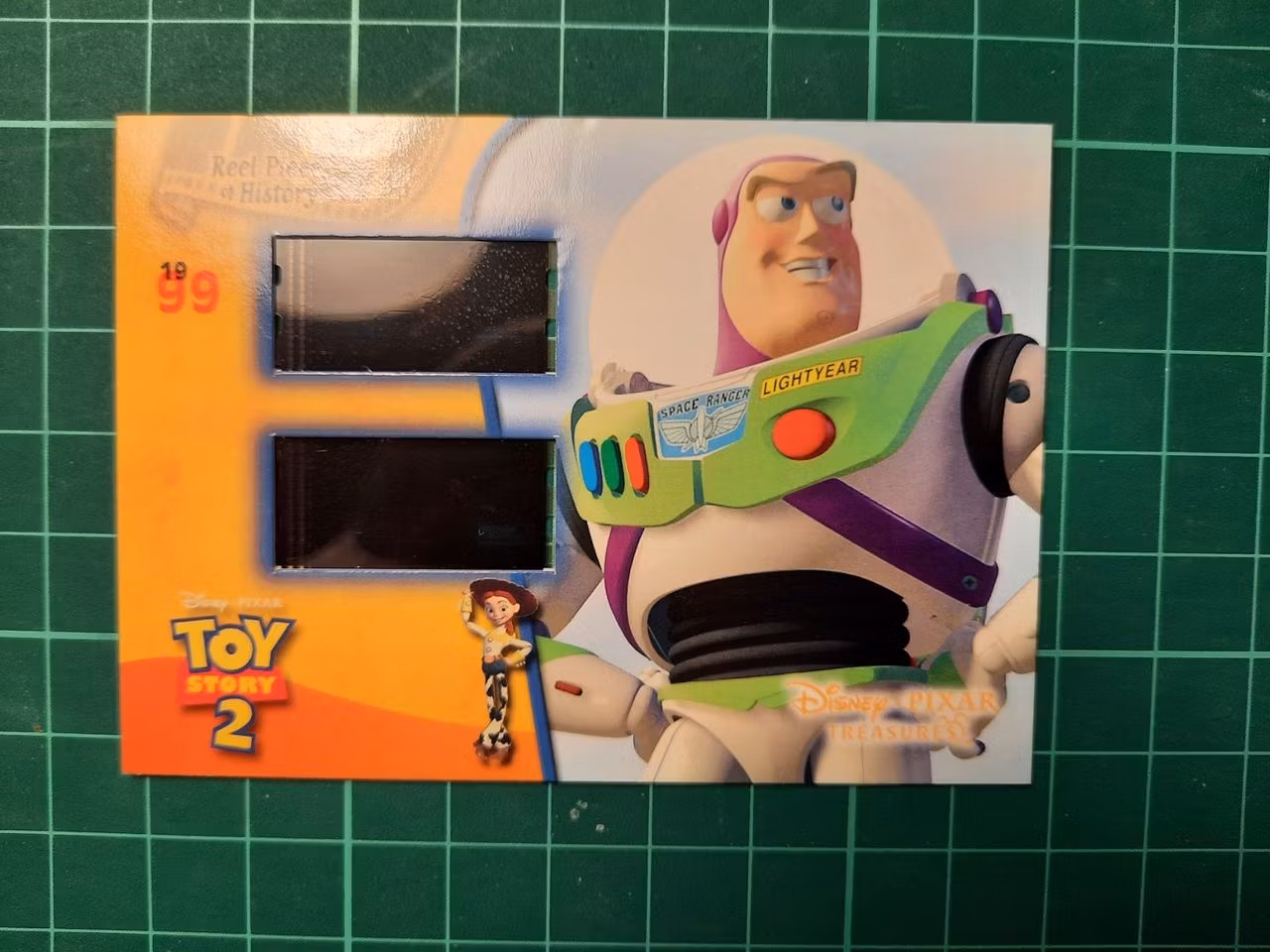 Samlerkort Real piece of history - Toy story 2 -Buzz Lightyear